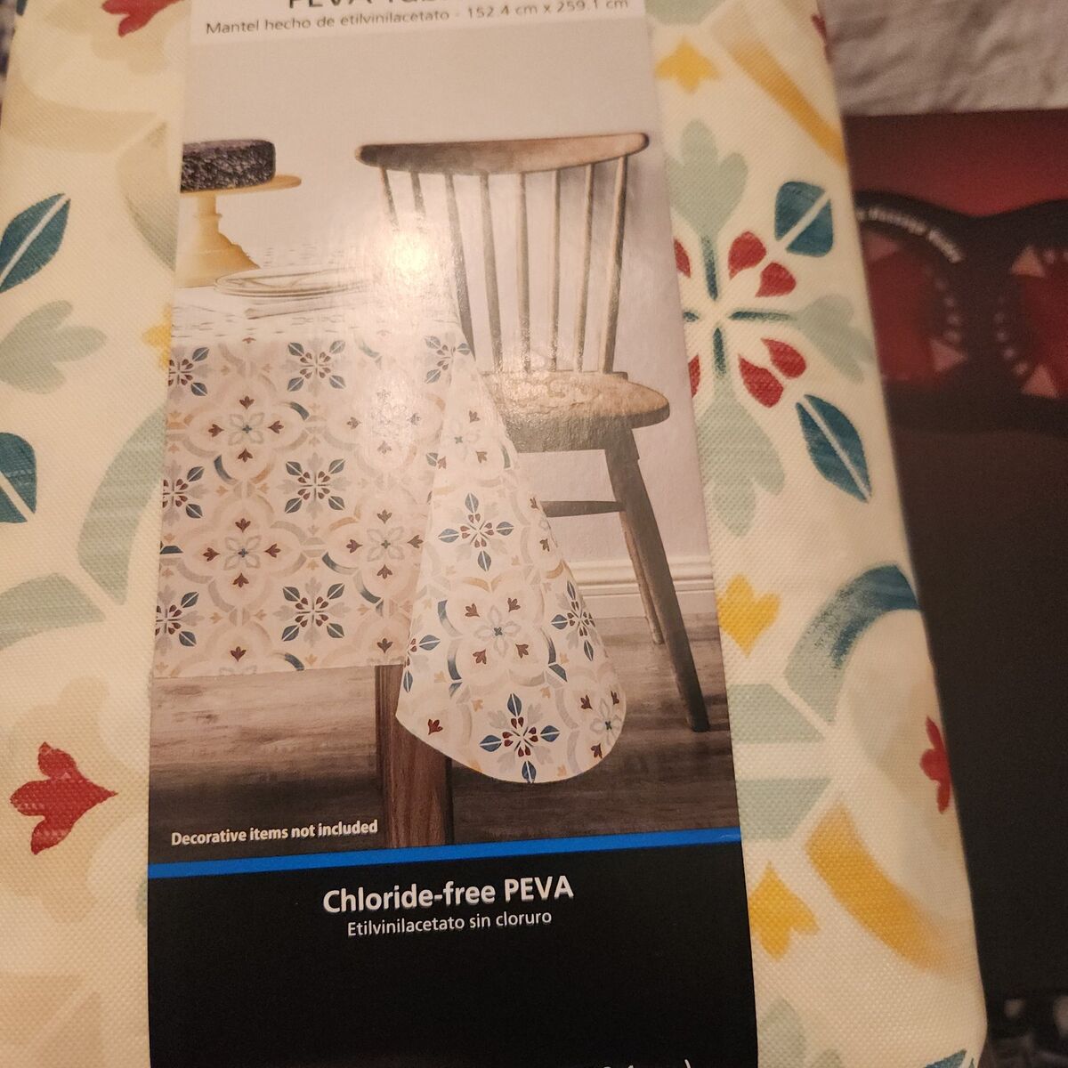 vinyl table cloth 64x108