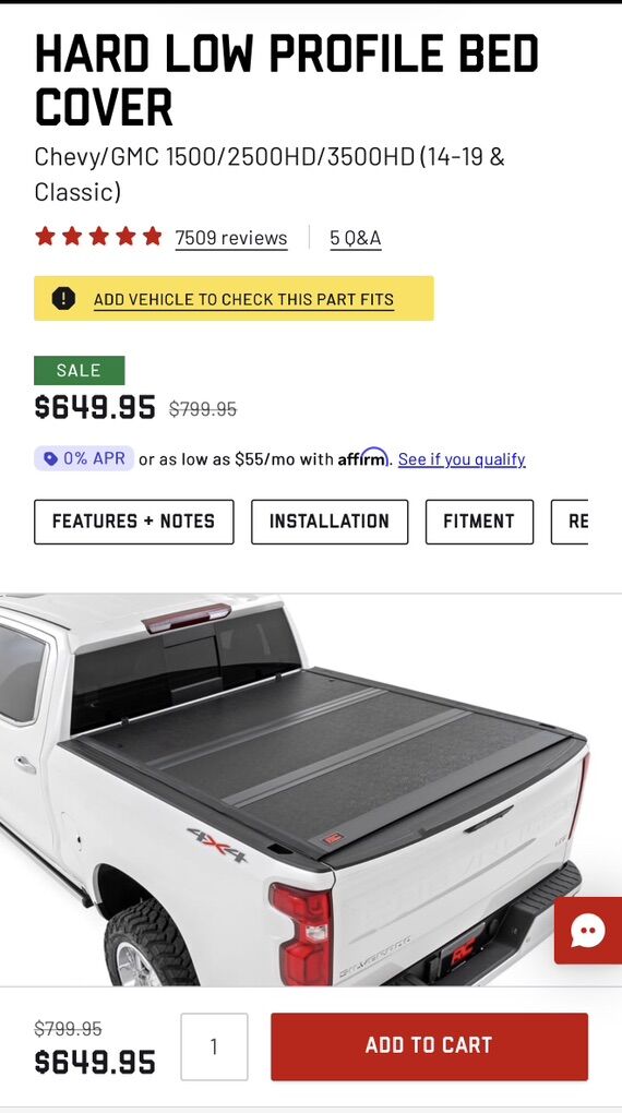 Rough Country Bed Cover