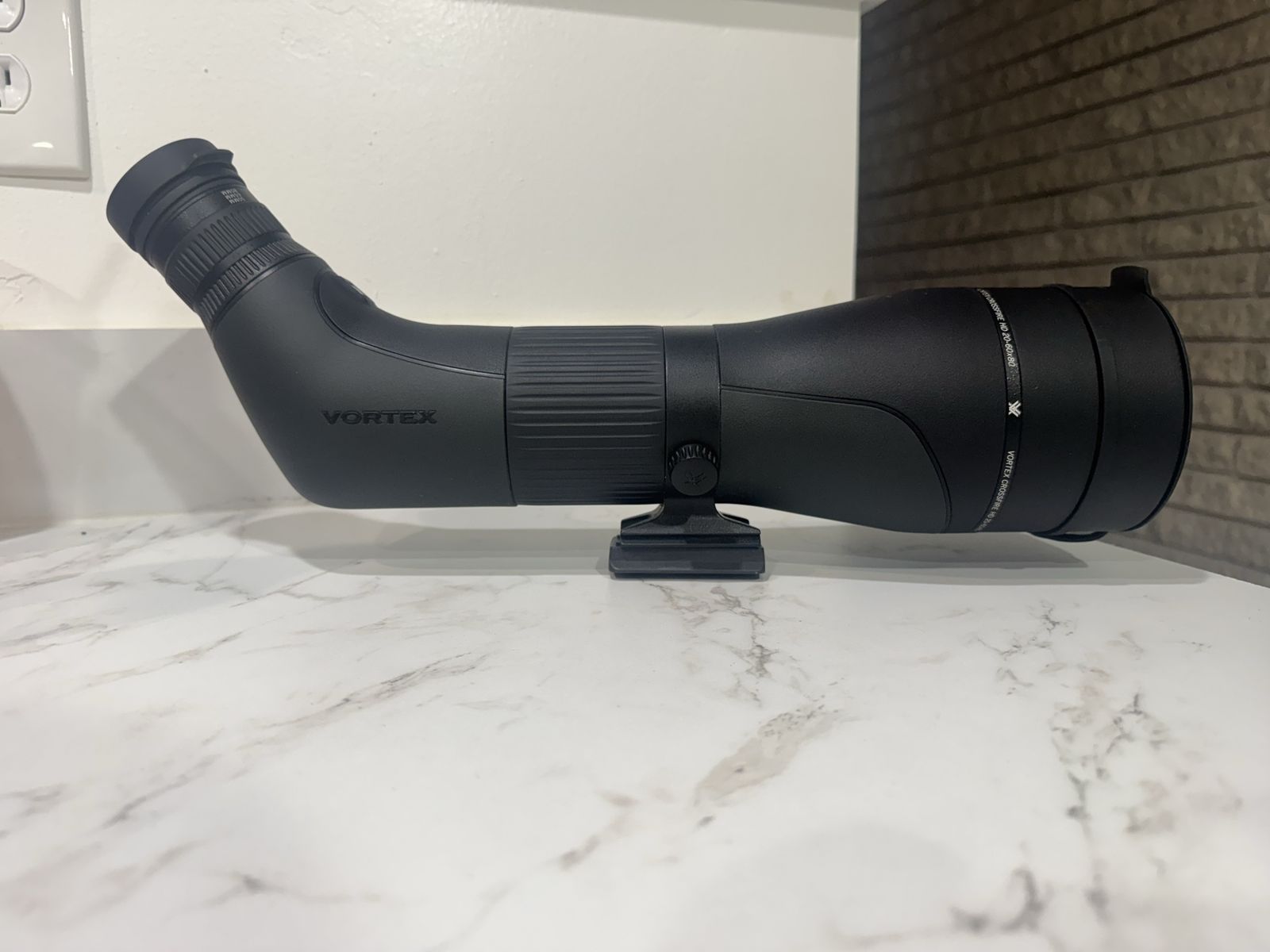 Vortex Crossfire HD 20-60x80 Angled Spotting Scope & Mountain Pass Tripod