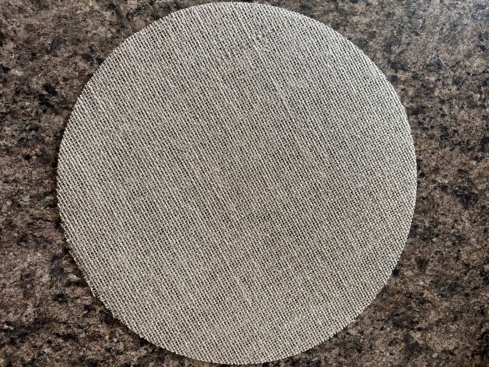 Burlap circle placemats(100) wedding, party, etc.