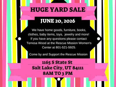 Huge Yard Sale- For a Good Cause!