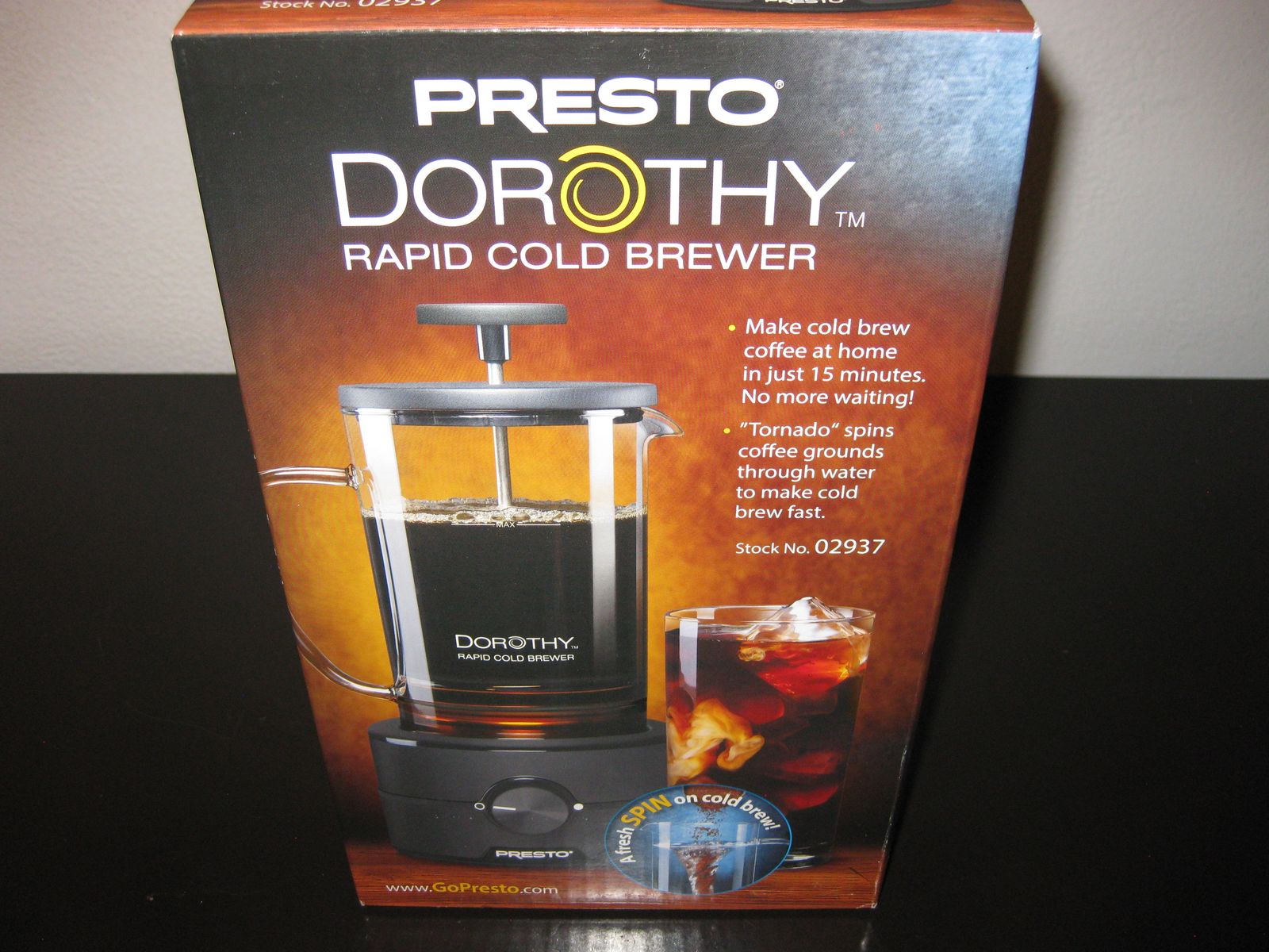 Presto Dorothy Rapid Cold Brewer Coffee Maker Model 02937