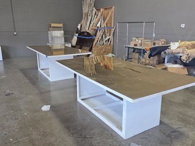 gold mirror acrylic tables