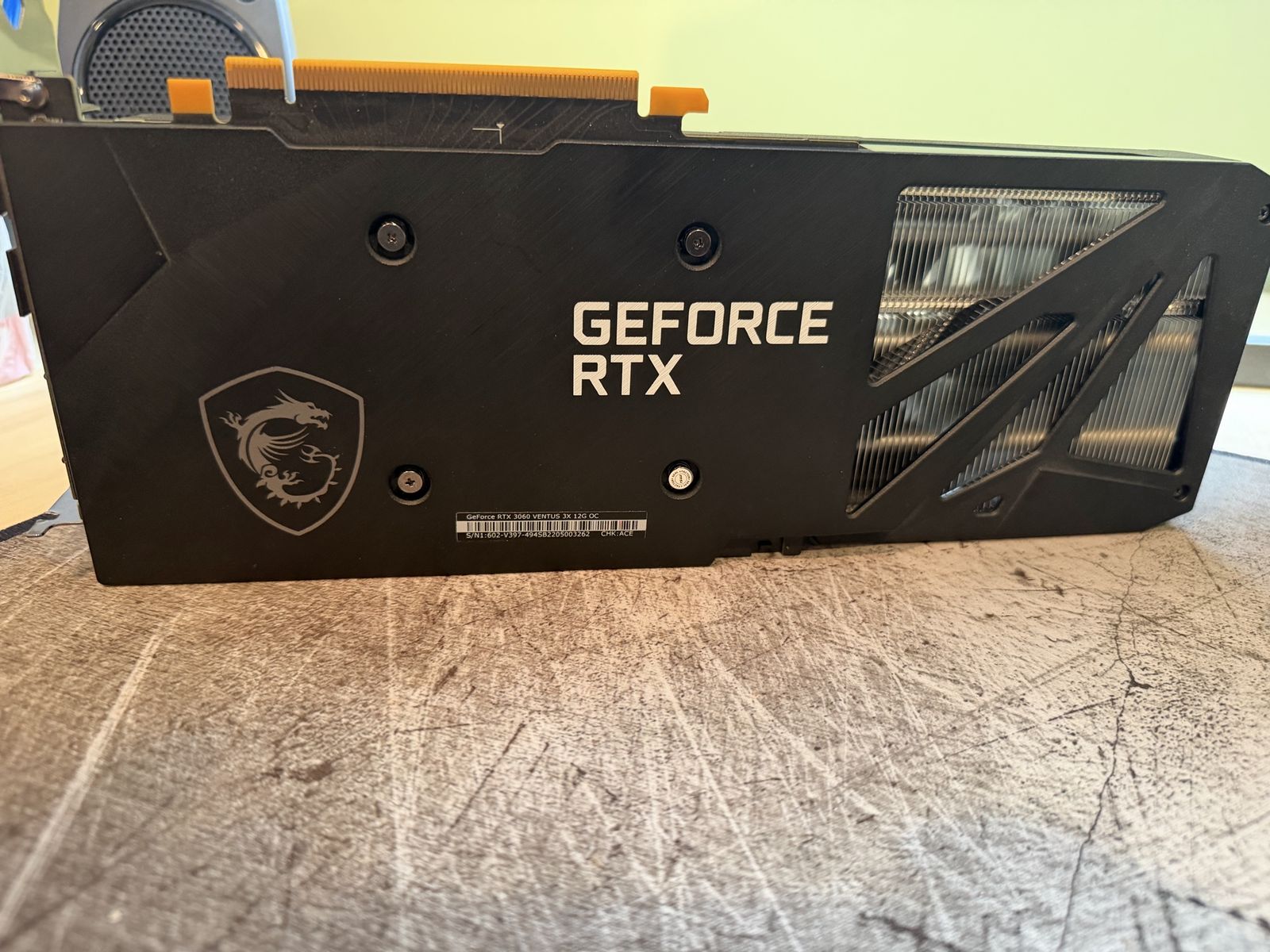 MSI GeForce RTX 3060 - 12 GB VRAM