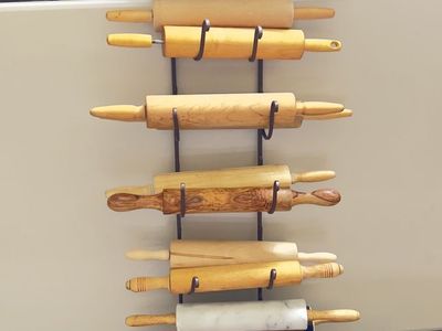 Baker’s dozen rolling pins and Rack