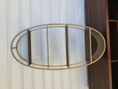 oval hanging shelf