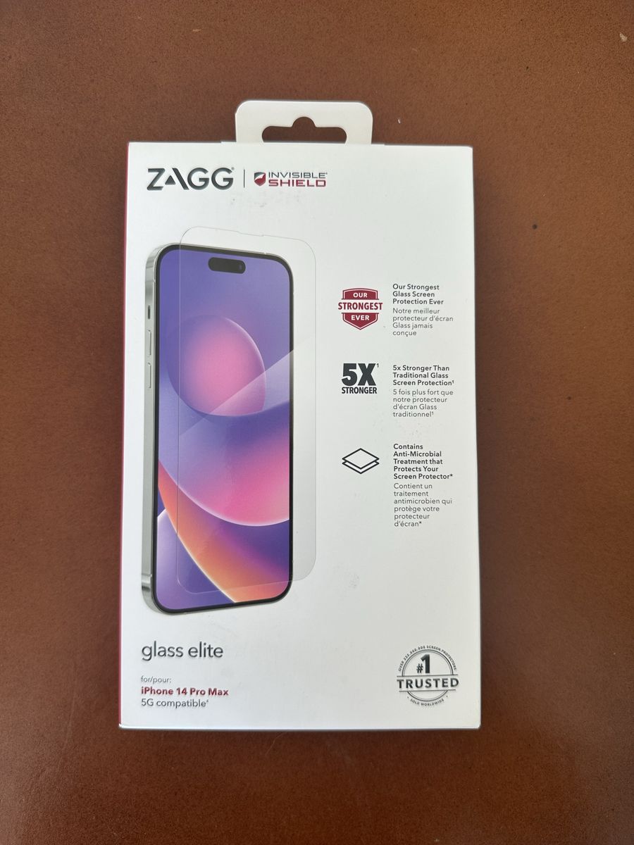 ZAGG Glass Elite Screen Protector for Apple iPhone 14 Pro Max