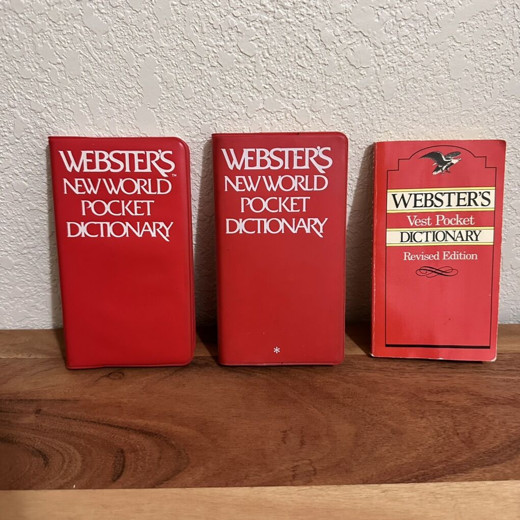 Websters Pocket Dictionaries
