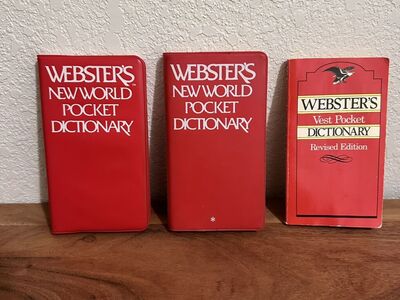 Websters Pocket Dictionaries