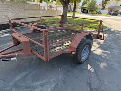 6x8 Utility Trailer – Fresh Paint, New Lights & Wiring, Tall Sides