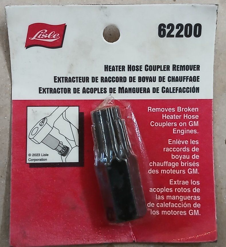 Lisle Heater Hose Coupler Remover Extractor Tool