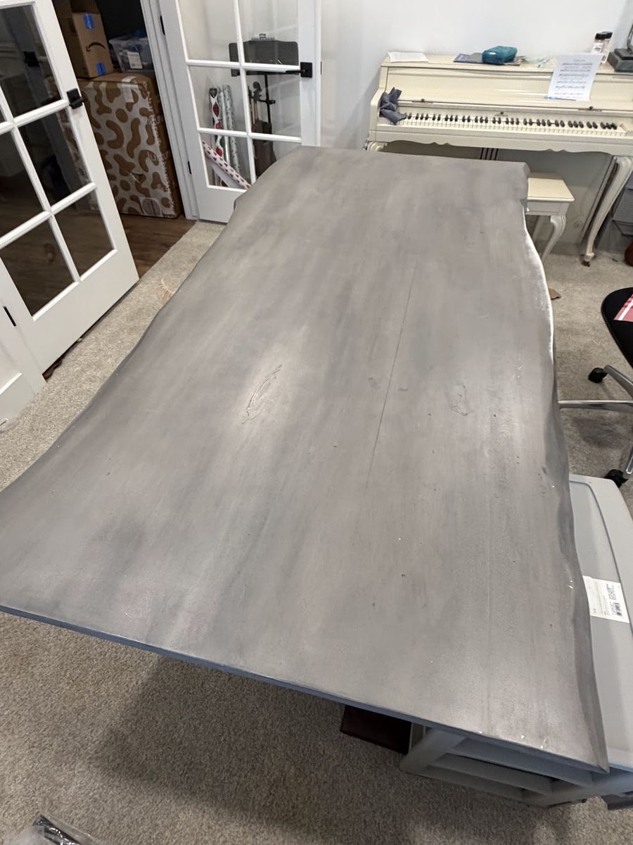 Live Edge Adjustable Crank Dining Table
