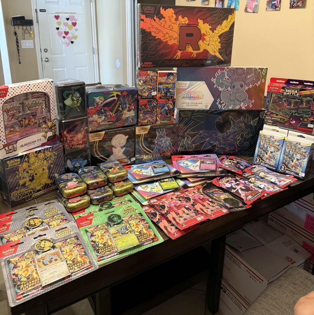 Pokemon ETBs & Booster packs - FOR SALE OR TRADE!!