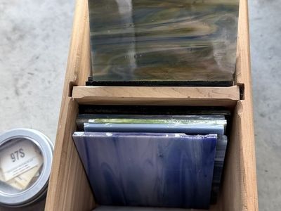 Armstrong glass Company vintage square tiles