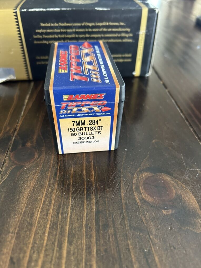 7mm .284 Barnes Bullets