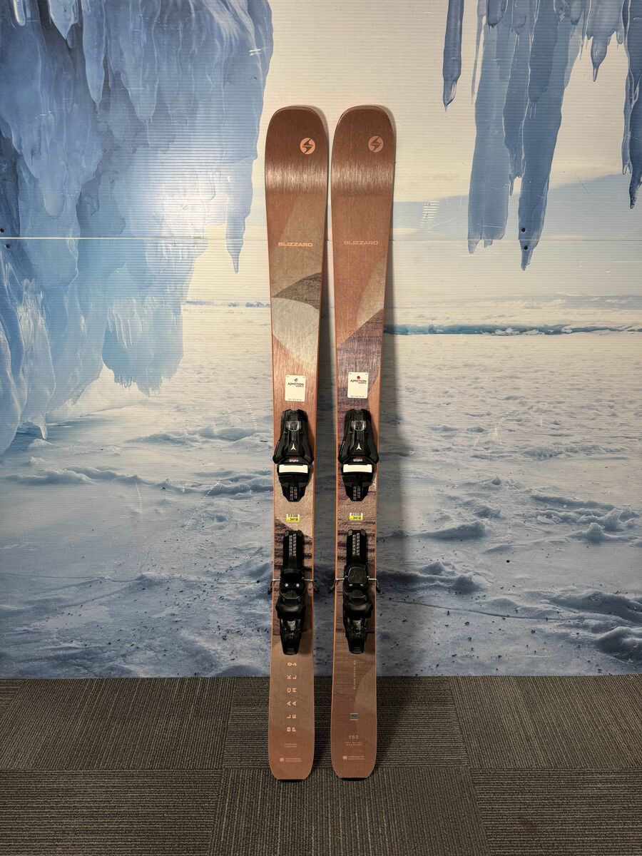Lightly Used 2026 Blizzard Black Pearl 94 Ski w/ Atomic Strive 11 Demo Bindings - 152CM