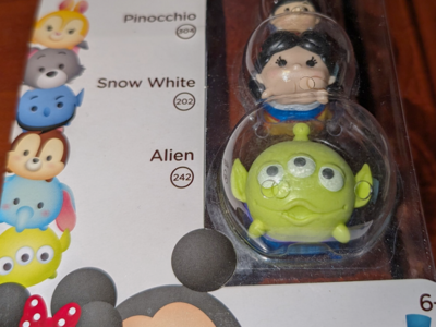 NEW Disney Tsum Tsum Series 3 3-Pack Stackable Figures Pinocchio Snow White Alien