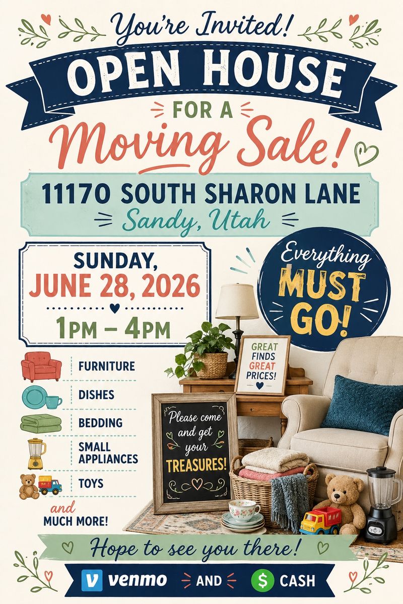 Moving sale!