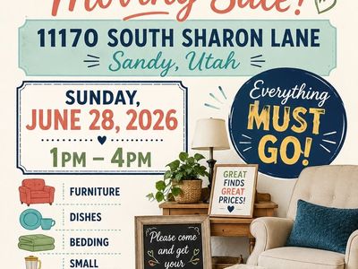 Moving sale!