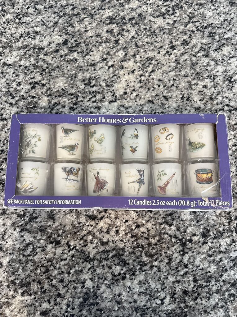 Better Homes & Gardens 12 Days Christmas Candles