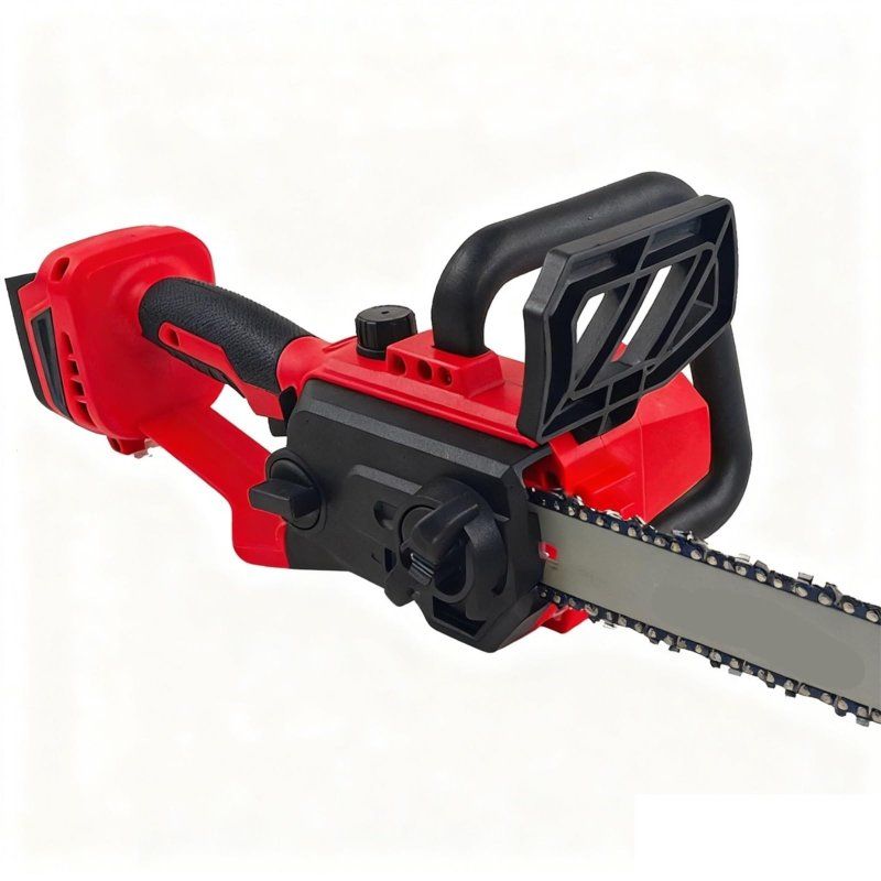 Cordless Electric Chainsaw 12-Inch Brushless Motor Red