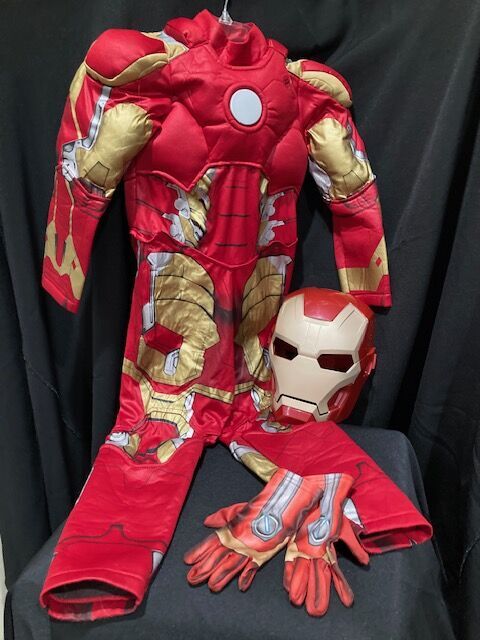 Disney Store IRON MAN w/Mask and Gloves    $25