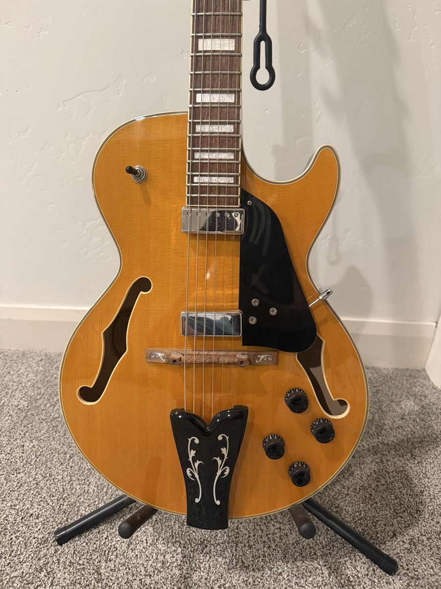 Ibanez GB-10EM electric hollow body guitar with case!