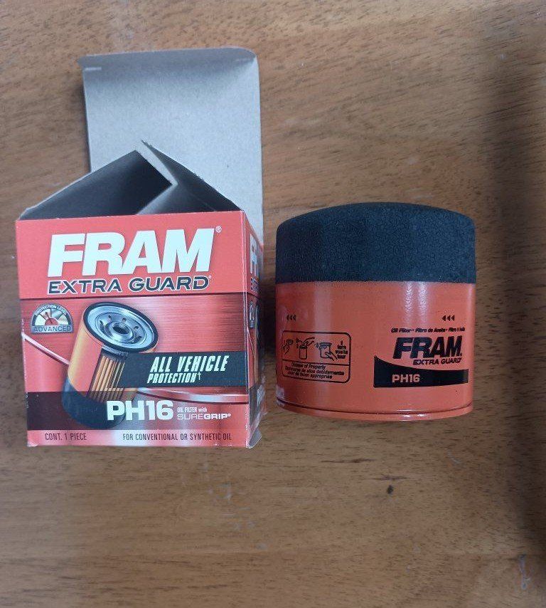 8 oil filters: FRAM PH16 Extra Guard Oil Filter with SureGrip