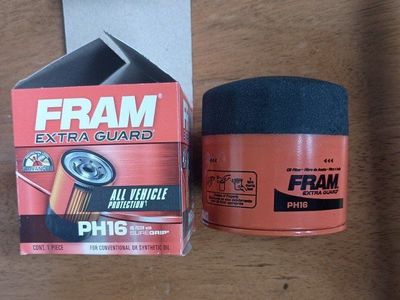 8 oil filters: FRAM PH16 Extra Guard Oil Filter with SureGrip