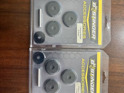 B-Stinger Archery Stabilizer Weights 1 Ounce Weight 3-Pack Matte Black 2-Pack Lot