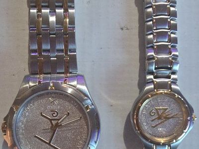 2002 Salt Lake City Winter Olympics Commemorative Watches - His & Hers Set, Two-Tone. Brand new