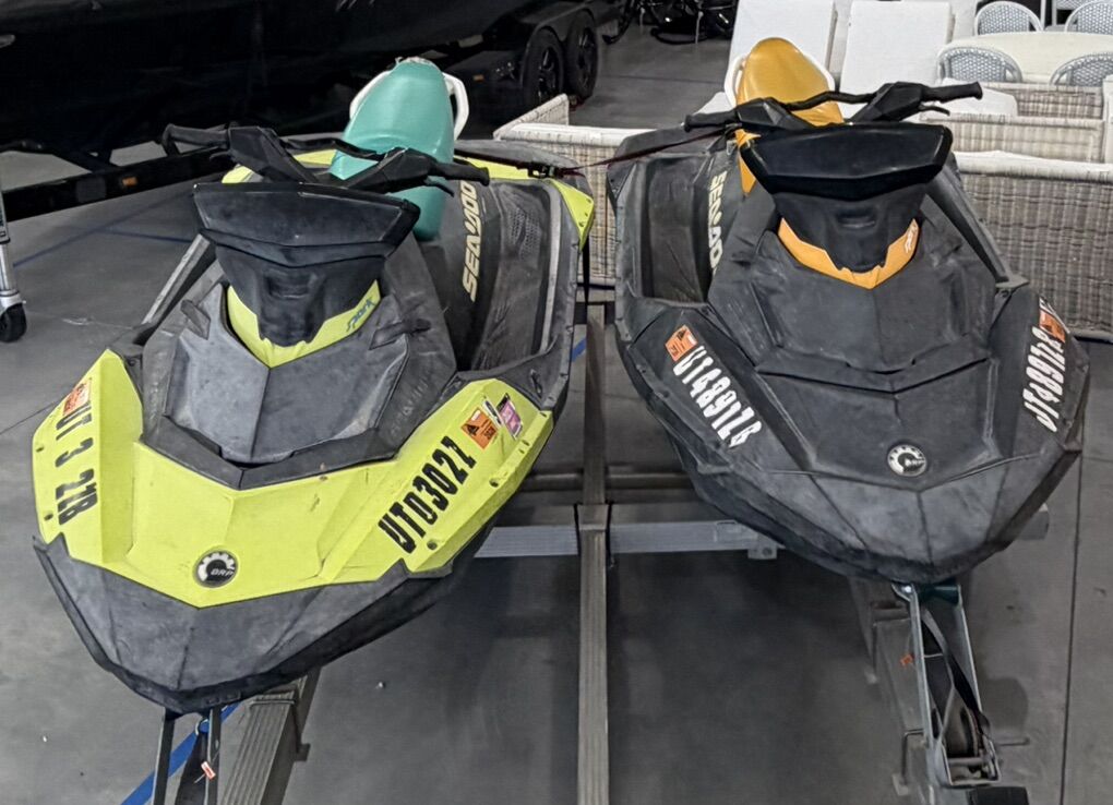 Two 2019 Sea-Doo Spark Waverunners