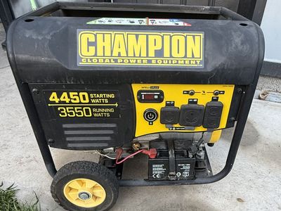 Champion 4450/3550 Watt Portable Generator Model 100433
