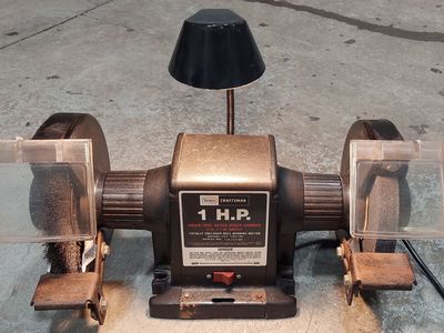 Craftsman 1HP Bench Grinder, 8"
