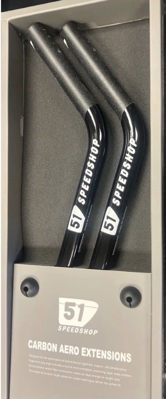 51Speedshop Ski Bend Carbon Aero Extensions TT Tri