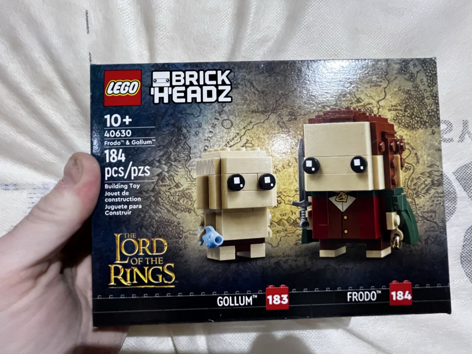 LEGO BrickHeadz 40630 The Lord of the Rings Frodo & Gollum Building Toy, 184 Pieces