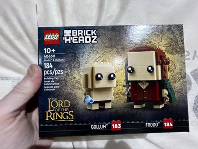 LEGO BrickHeadz 40630 The Lord of the Rings Frodo & Gollum Building Toy, 184 Pieces