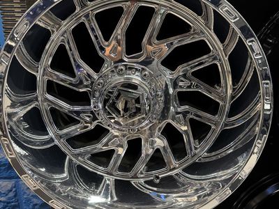 TIS-544V Chrome Wheels: 20x12, brand new set of 4 5x4.5/5.0 Bolt Circle, -44mm Offset -