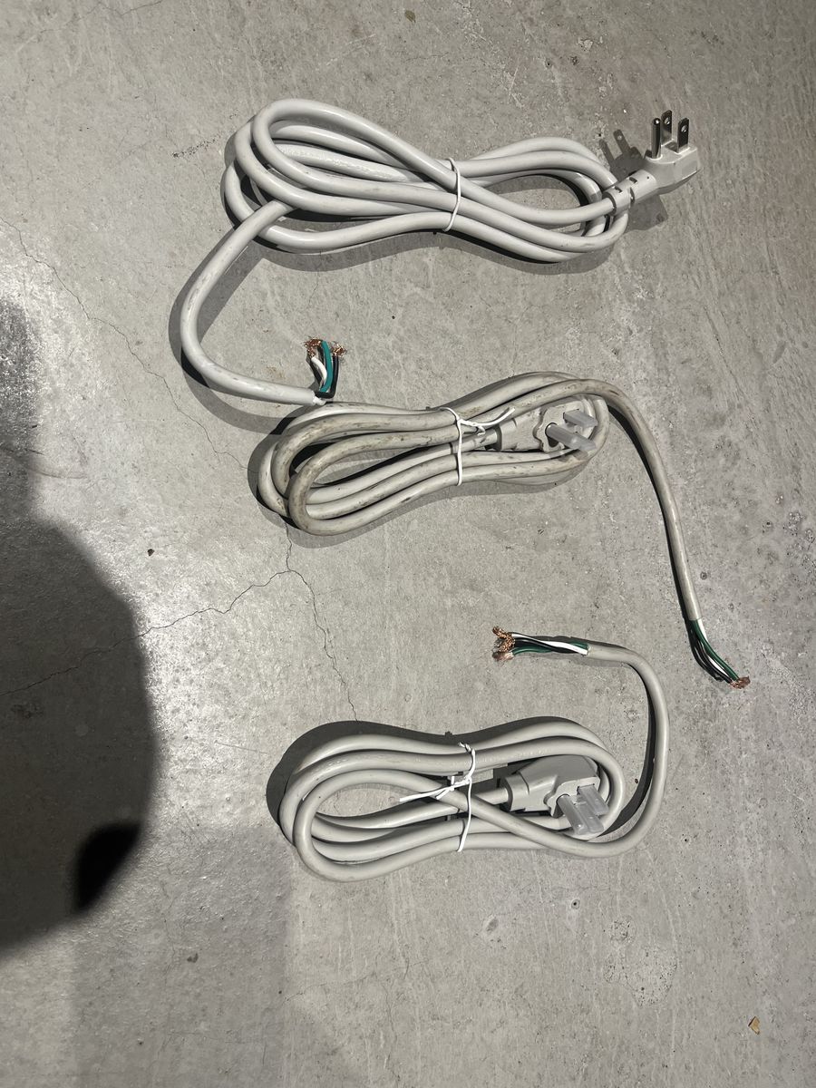 6’ long pony tail electrical plug