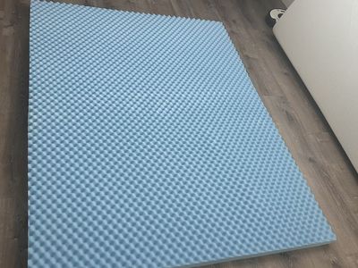 Firm Memory Foam Mattress Topper Queen Size - Dual Layer 3 Inch Cooling Gel Memory Pad and 1 Inch Pillow Top Mattress Cover