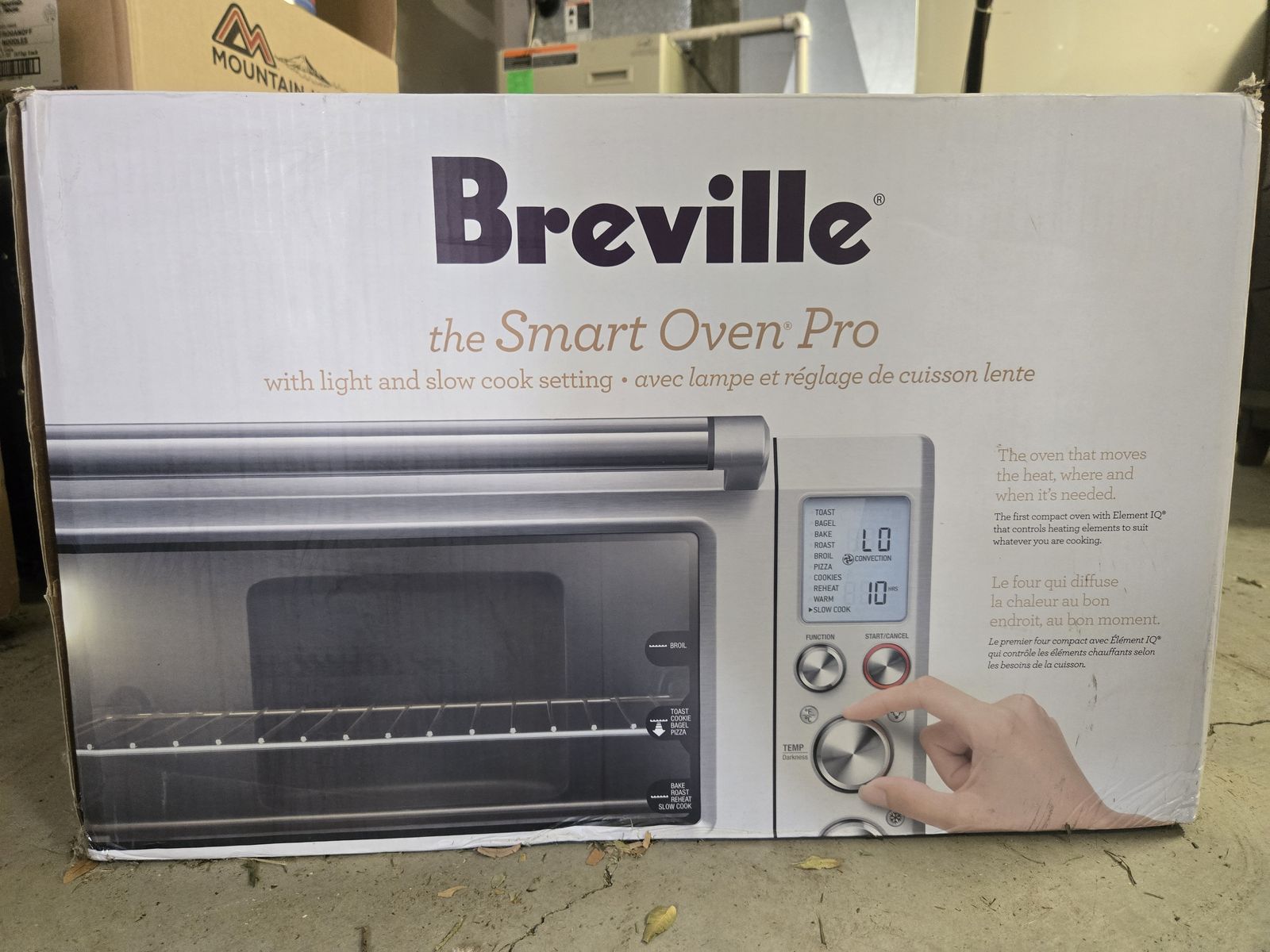 Breville the Smart Oven Pro BOV845BSS Countertop Convection Toaster Oven, Light/Slow Cook Setting