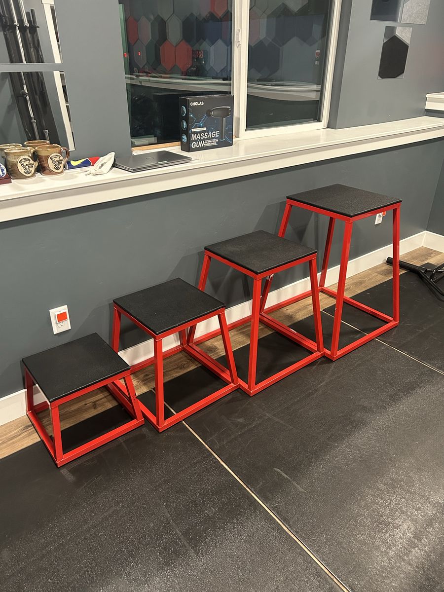 Metal Gym Box Squats