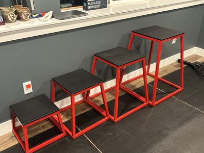 Metal Gym Box Squats