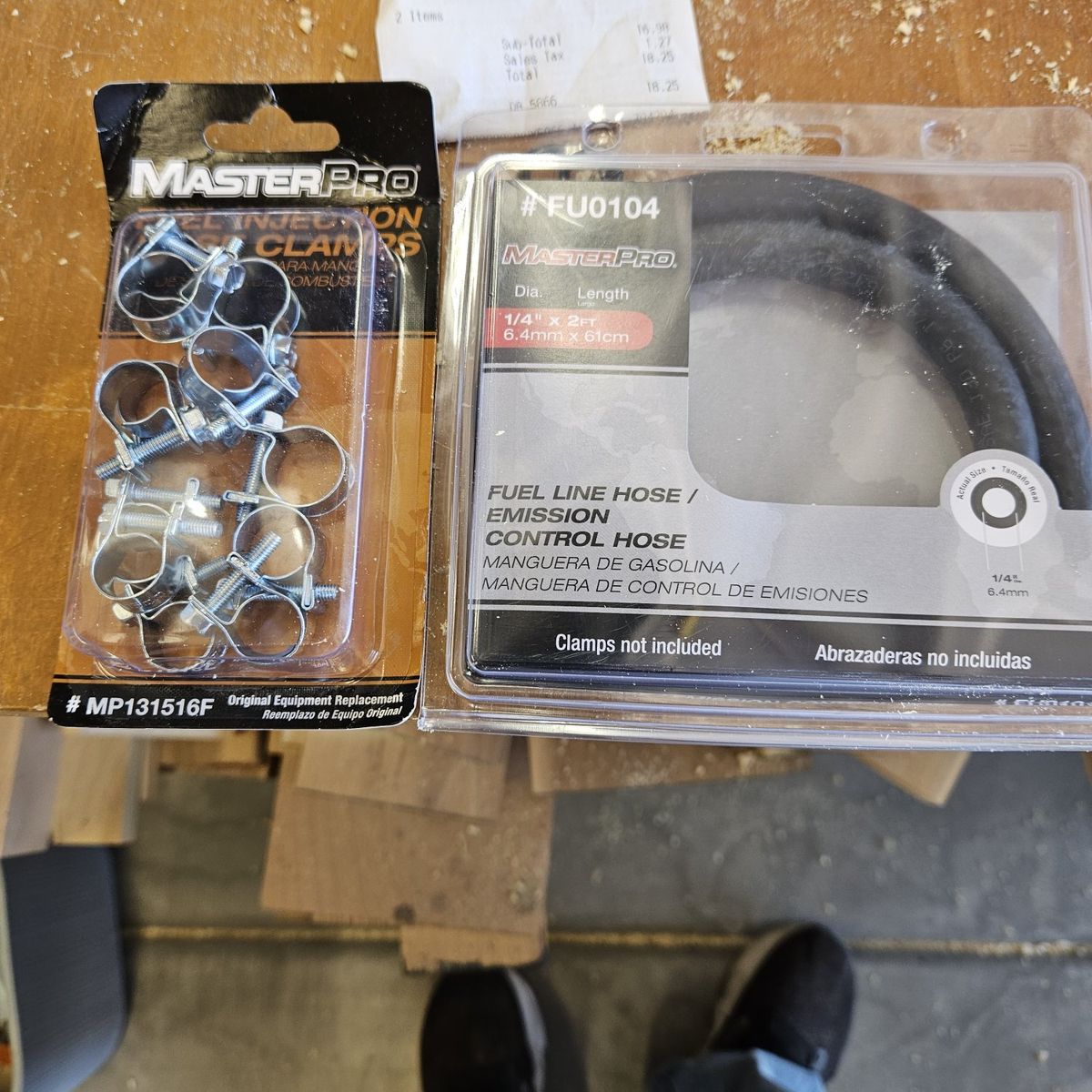 hose clamps fuel hose