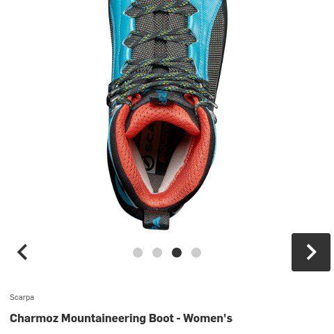 Scarpa Charmoz Mountaineering Boot-Womens Sz 37.5