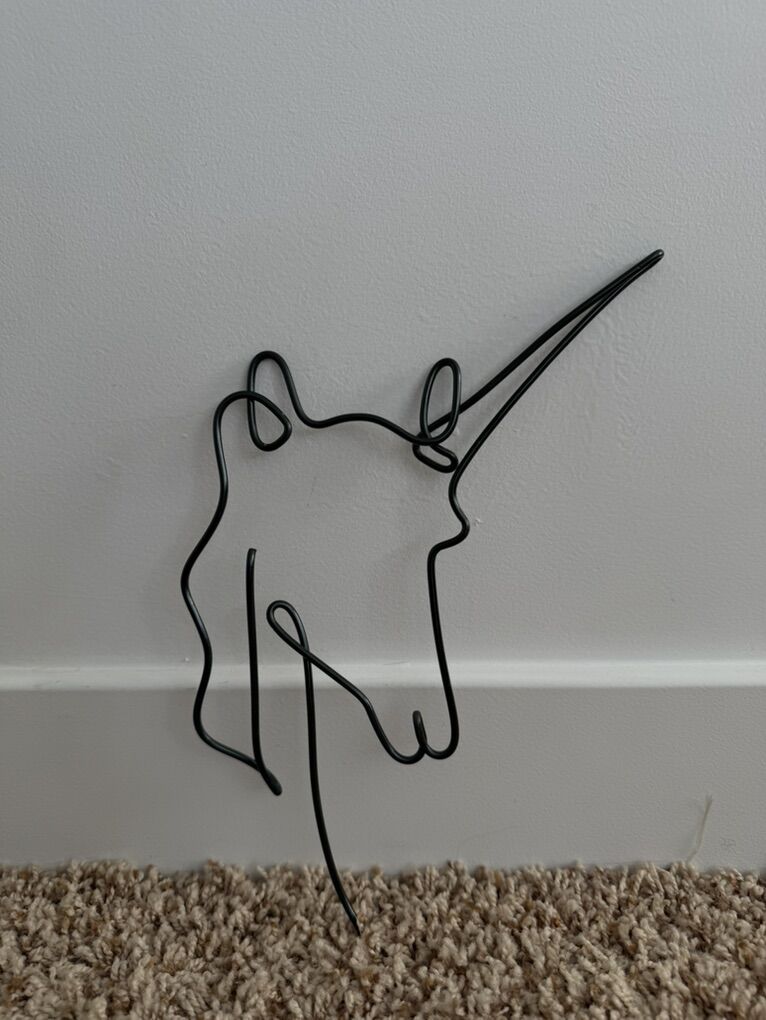 Wire Unicorn Wall decor