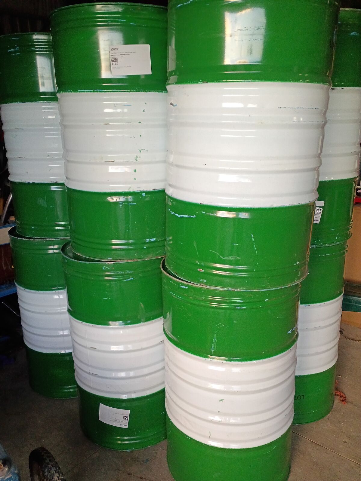 55 Gallon Closed Head Drums Food Grade. Barrels