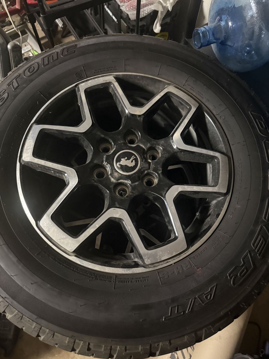 Bronco - stock 18 Wheels & Tires - Like New