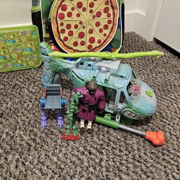 Vintage TMNT Action Figures Ninja Turtles Turtle Copter