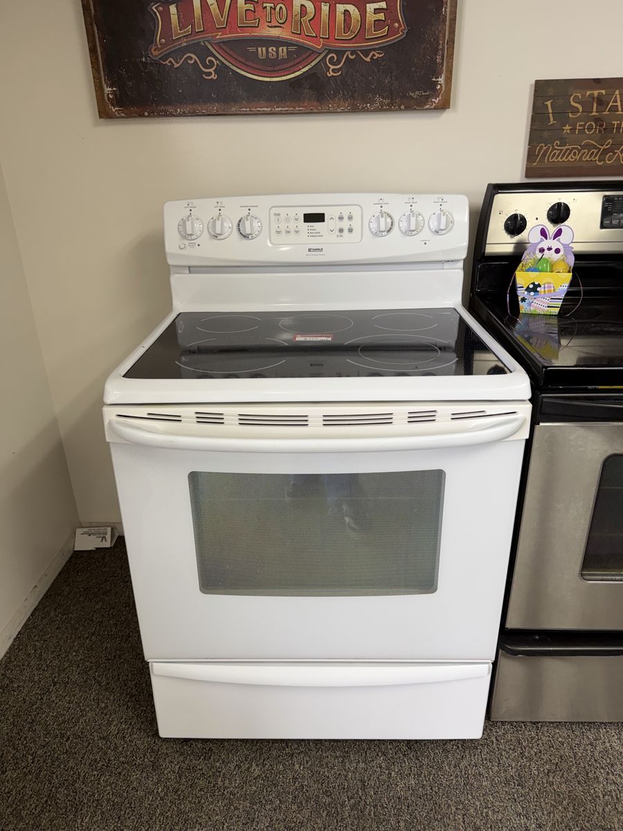 NICE CONDITION KENMORE GLASS TOP RANGE W-WARRANTY